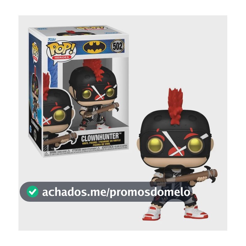 Boneco Clownhunter Heróis De Batman War Zone 502 Funko Pop!