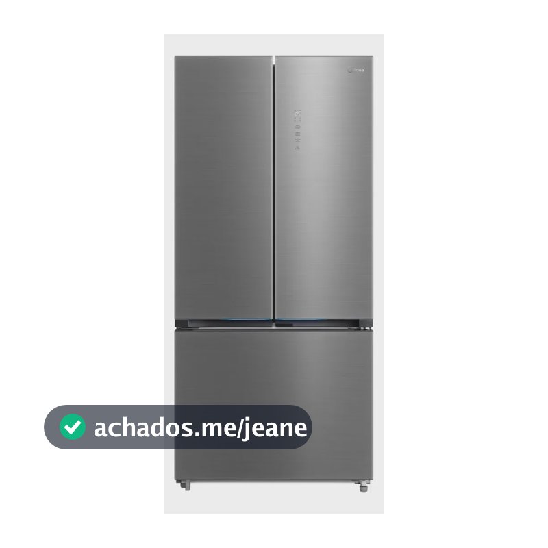 Geladeira Frost Free Multidoor 672l Inverter Cor Inox Midea RM905