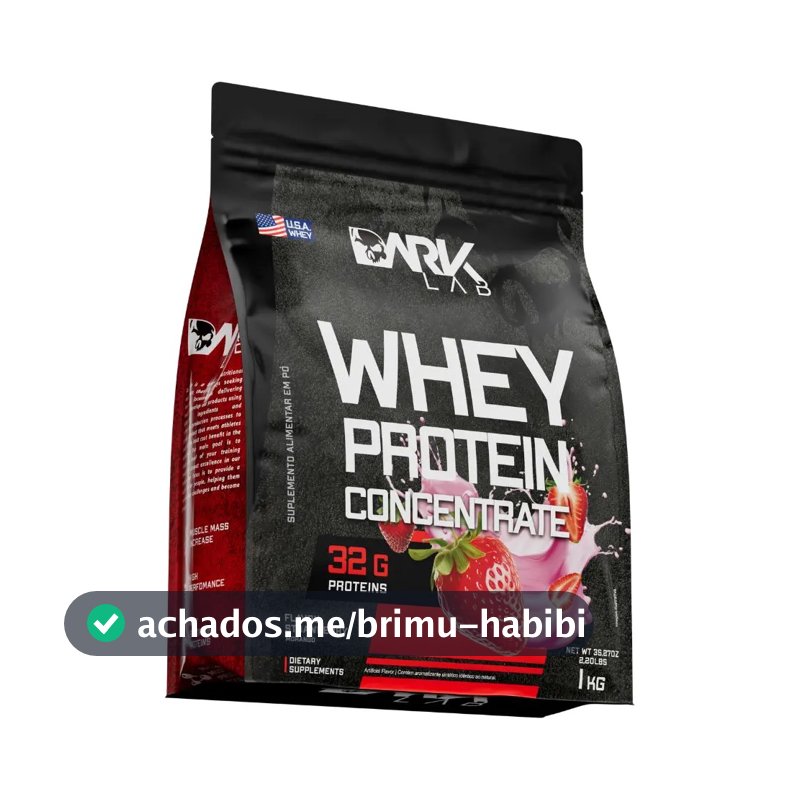 Whey Protein Concentrado 1kg Morango Dark Lab
