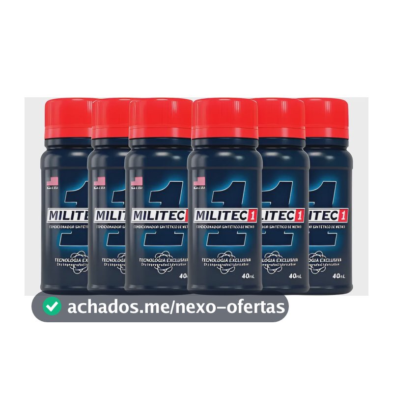 6un Militec 1 - Melhor Desempenho Da Moto - 40ml Original