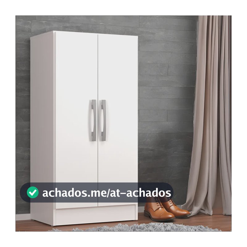 Armário Multiuso Vaticano 2 Portas Branco - Móveis Sim
