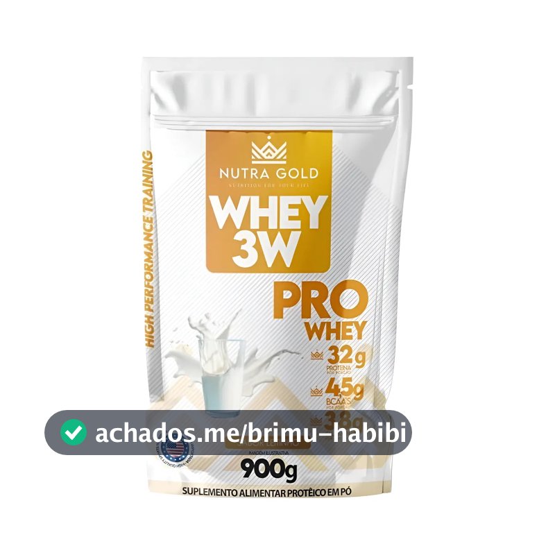 Whey Protein 3w Pro - Nutragold - Sabor Leitinho X 900g