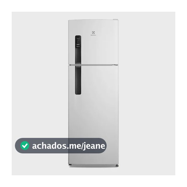 Geladeira Electrolux Frost Free 380L AutoSense Inverter Duplex Branca (IF41)