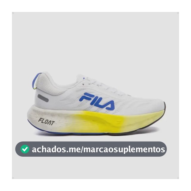Tênis Fila Float Maxxi 2 Corrida Amortecimento Branco 43 Br