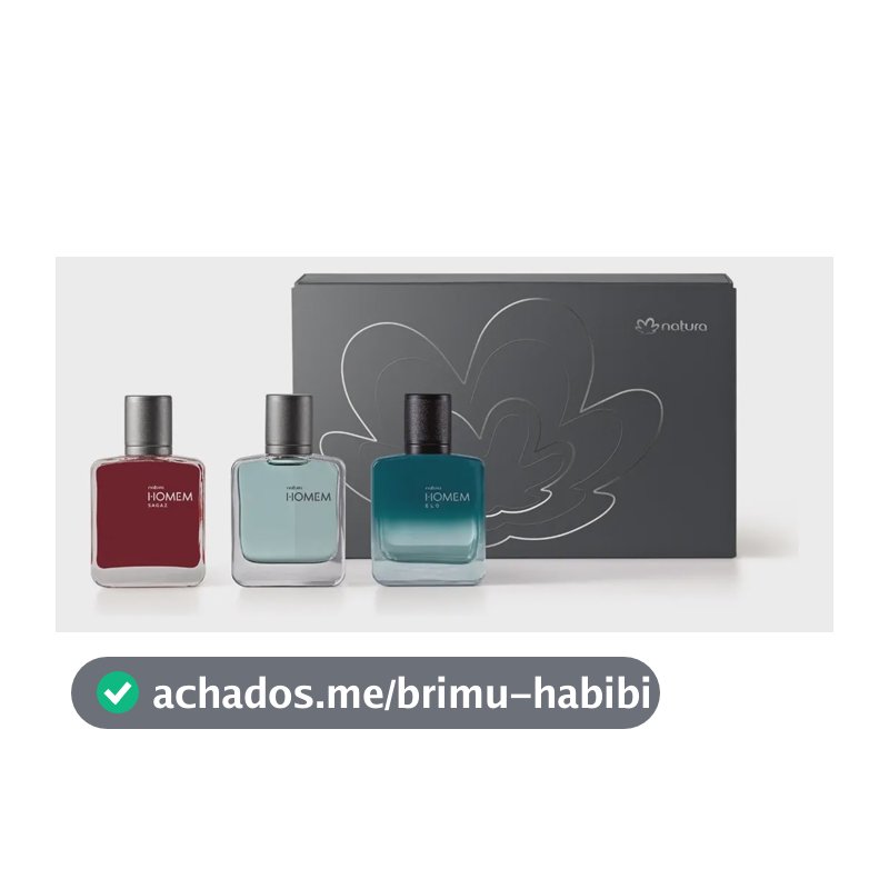 Coleção Especial Miniaturas De Natura Homem 3un 25ml