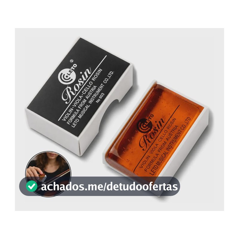 Breu Violino Arco Rosin Leto Austríaco Viola Cello