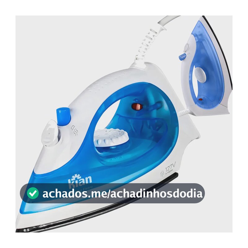 Ferro A Vapor 1300w Azul Kian