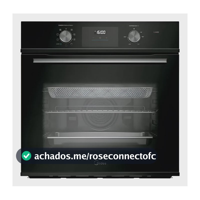 Forno Elétrico De Embutir Midea Tsd80p2 80l Preto Digital 220v Preto