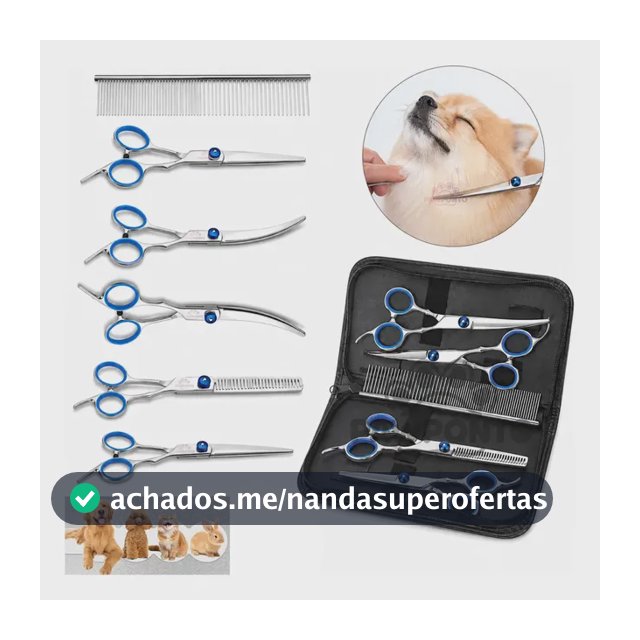 Kit 5 Em 1 Tesoura Tosa Banho E Tosa Pet Shopprofissionais Pawponto