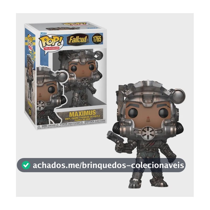 Boneco Funko Pop! Fallout - Maximus Com Chase