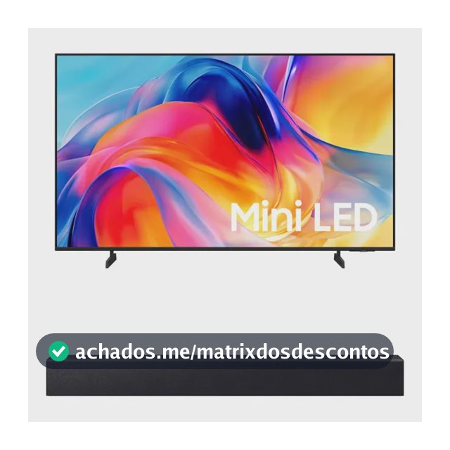Samsung Smart Tv 50  Mini Led 4k M75h + Soundbar Hw-b400f
