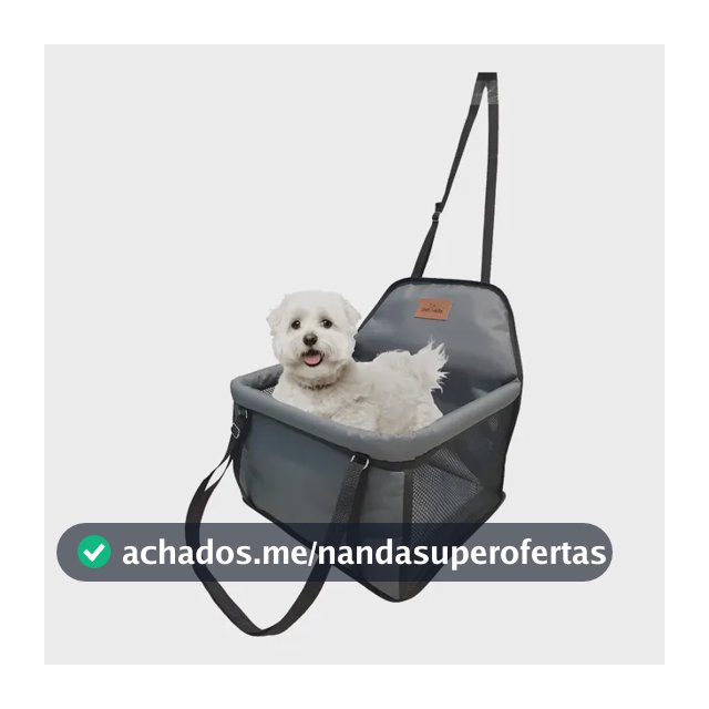 Cadeira Para Pet Assento Carro Seguro Até 15kg Ganhe Coleira
