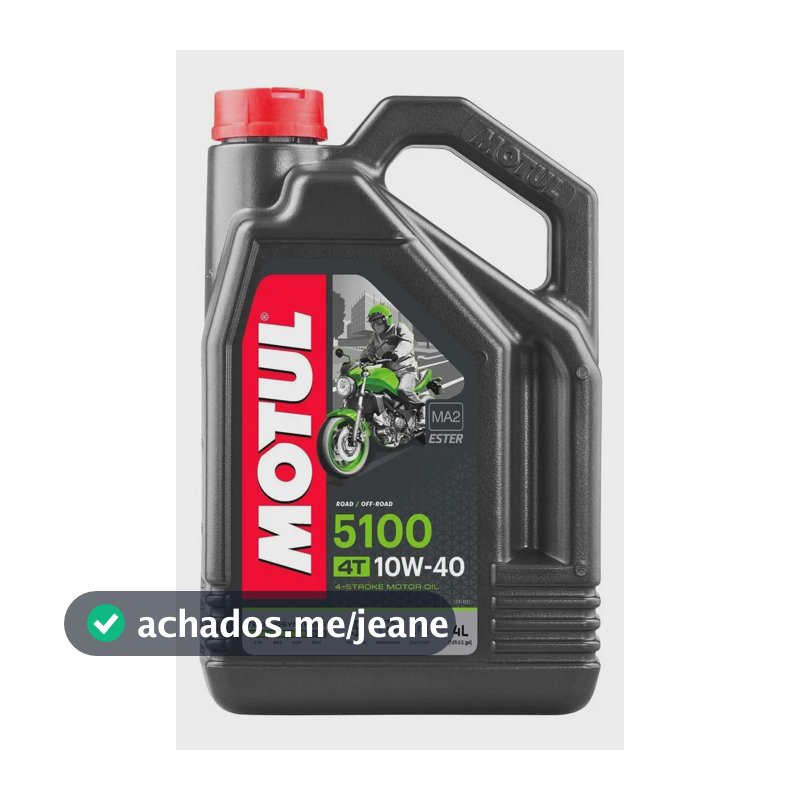 Óleo de motor semi-sintético 5100 4T 10W40 4 Litros Motul