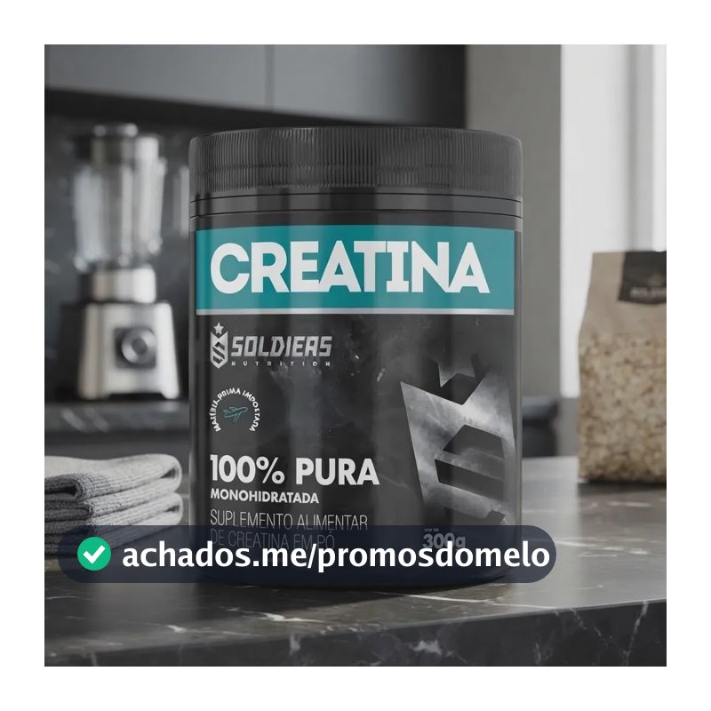 Creatina Soldiers Nutrition em pó Sem sabor x 300g