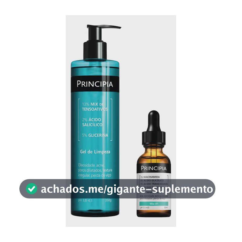 Principia Kit Anti-acne Gel De Limpeza + Sérum Mix-01