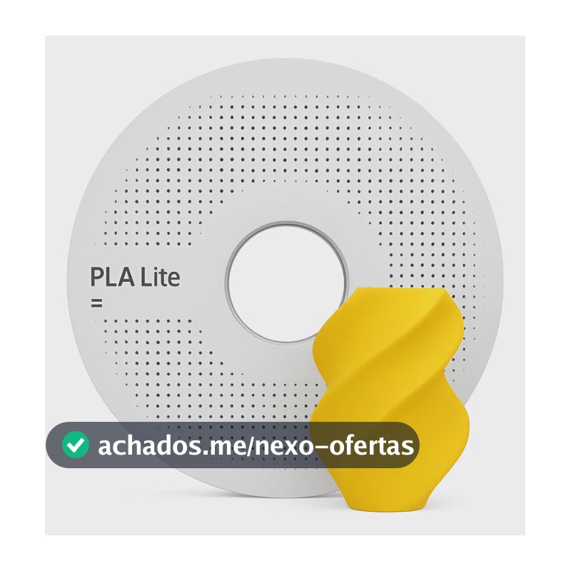 Filamento 3d Bambu Lab Pla Lite 1kg C/ Carretel Cores Cor Amarelo