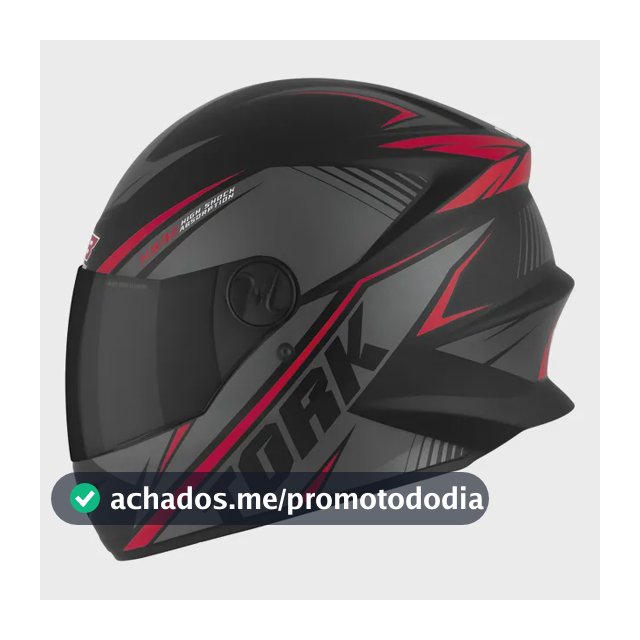 Capacete Moto Pro Tork Fechado Viseira Fumê Street Promoção