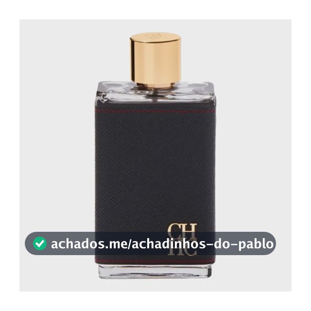 Perfume Carolina Herrera CH Men Eau De Toilette 200ml Masculino