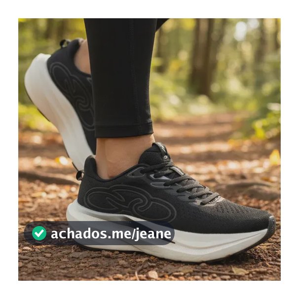 Tênis Olympikus Nuvem Leve Running Original + Nfe Preto Lisa 40 Br