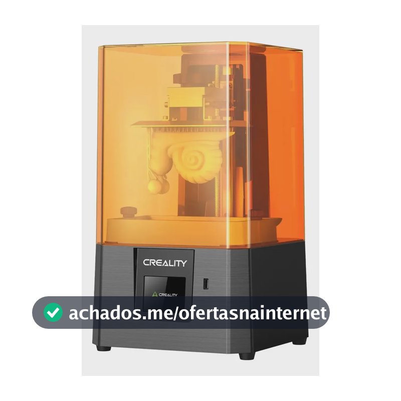 Impressora 3d Creality Halot R6 Bivolt Resina Laranja