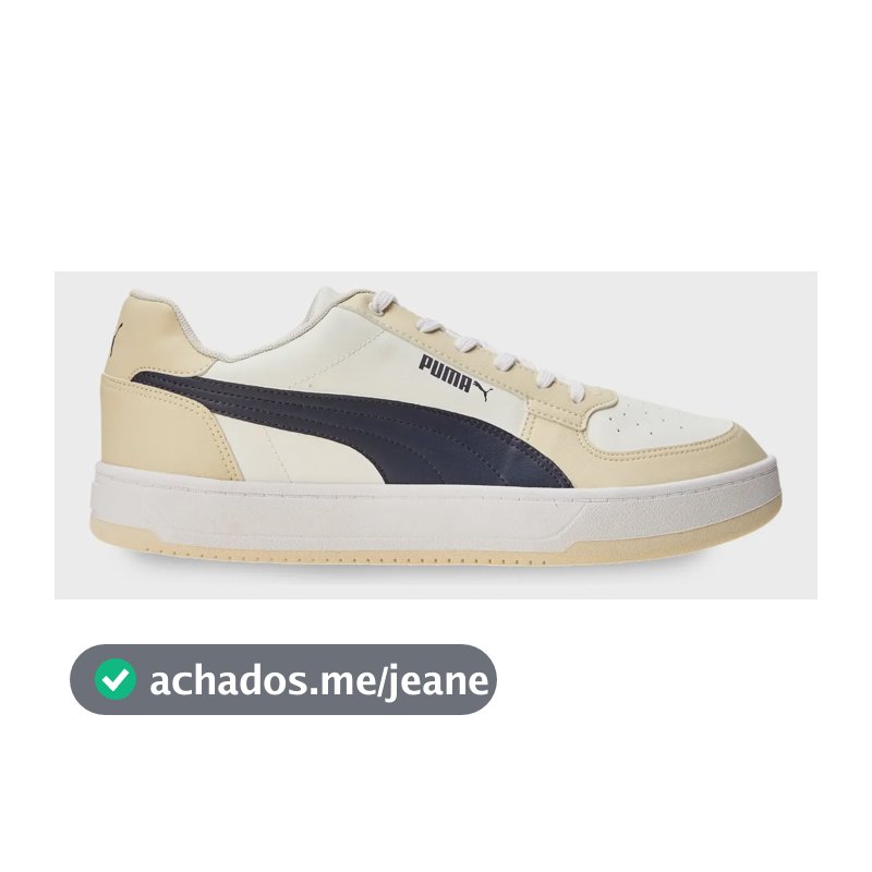 Tênis Masculino Casual Caven 2.0 Bdp Com Cano Baixo Puma Puma White-galactic Gray-alpine Snow Geométrica 44 Br