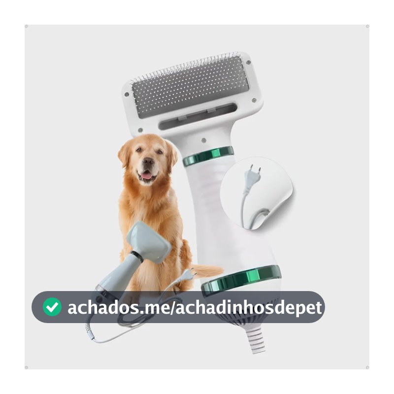 Secador De Cachorro 110v Pente Soprador Banho Pet Gato 2 Em1 127v