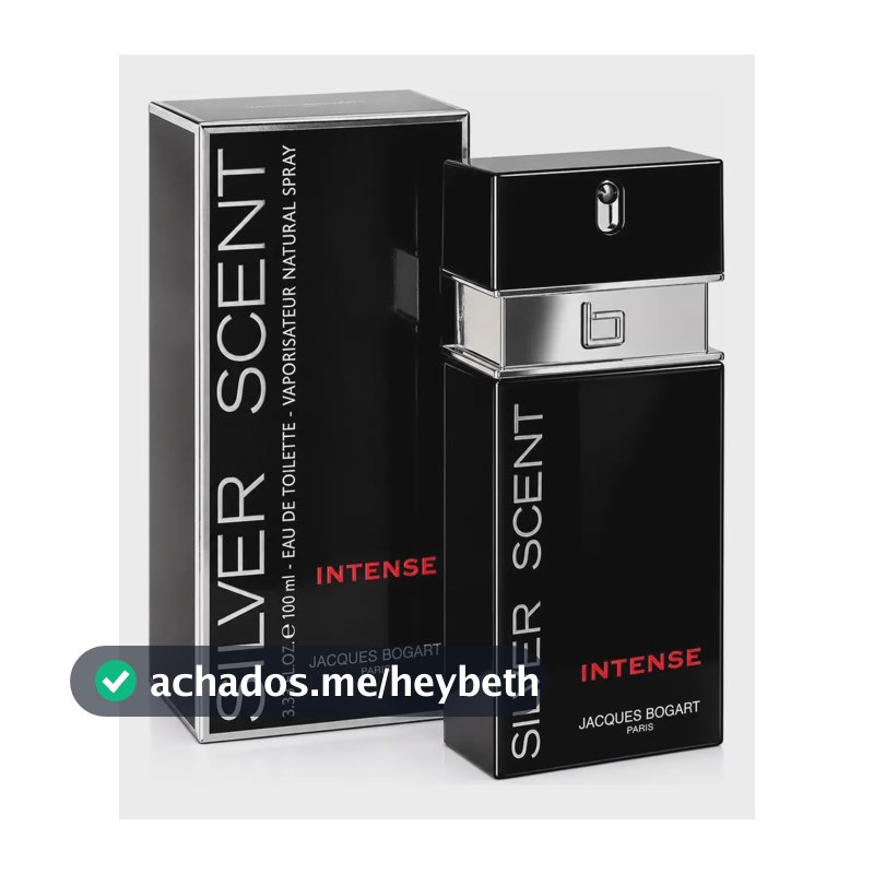 Perfume Silver Scent Intense Jacques Bogart Eau De Toilette 100ml Perfume Masculino Importado