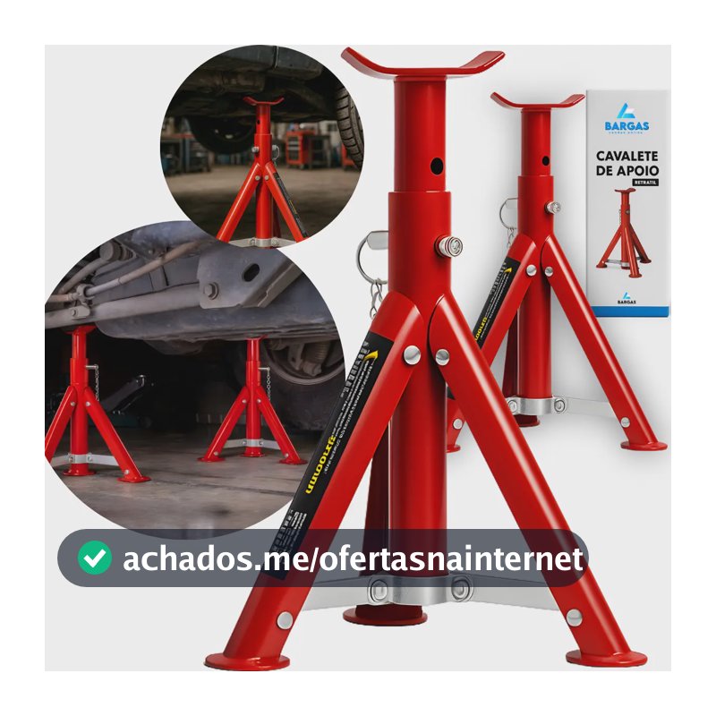 Par Cavalete Carro Automotivo Bargas 2t  Veículos De Passeio