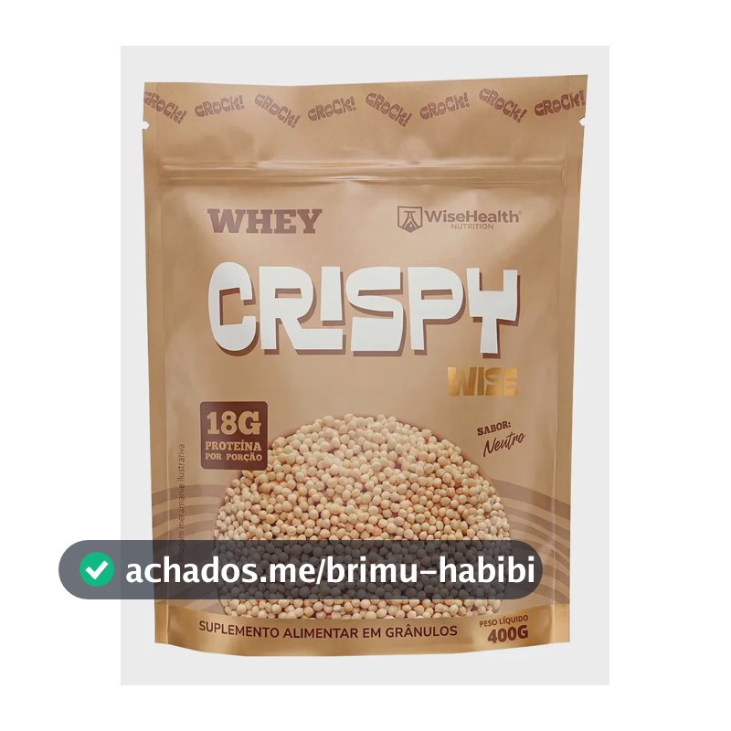 Crispy Wise (400g) - Grânulos De Whey Protein - Wisehealth Sabor Sem sabor