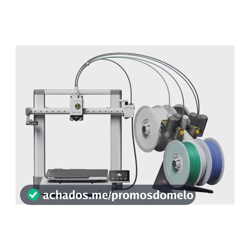 Impressora 3d Fdm Bambu Lab A1 + Ams Lite ( Combo ) 127/220v Prateado