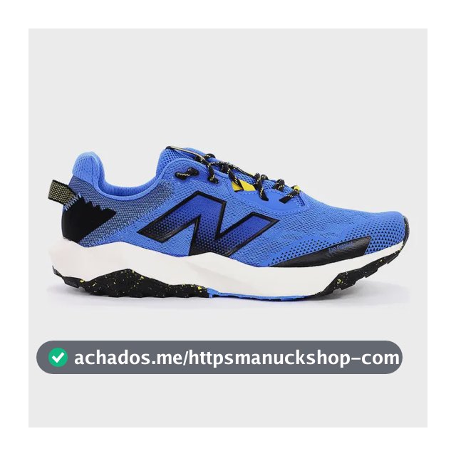 Tênis New Balance Nitrel V6 Masculino Corrida Trilha Azul 42 Br
