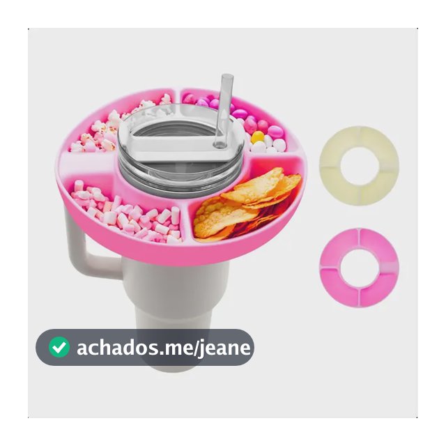 Tijela Bandeja Lanche Snack Petisco Copo Térmico 30oz 887ml