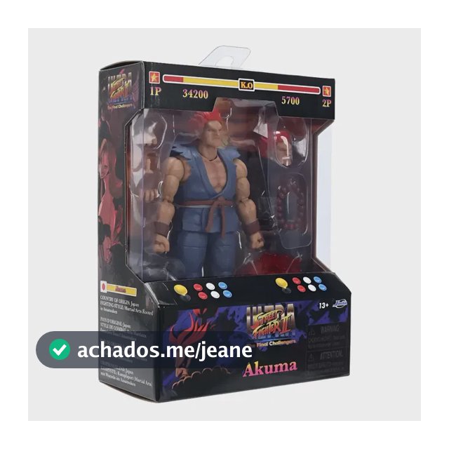 Street Fighter Ii Akuma Figura Jada