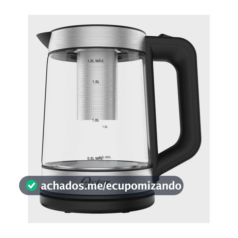 Chaleira Elétrica Oster Tea Com Infusor De Chá 1,8l