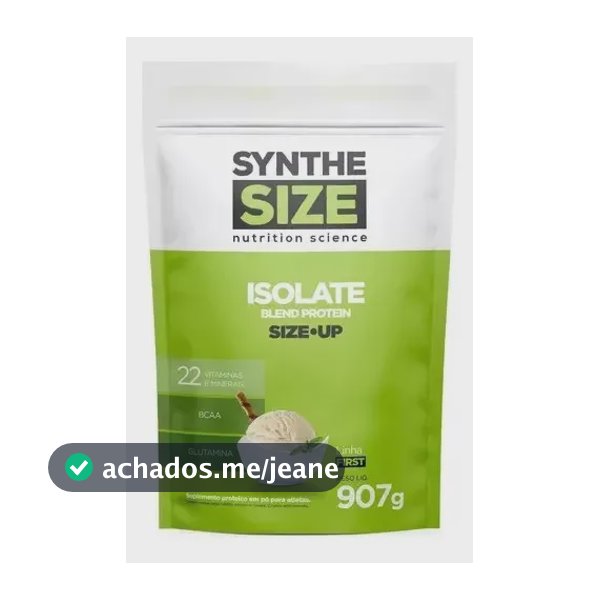 Whey Protein Isolate Blend Protein 907g - Synthesize Sabor Baunilha