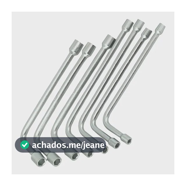 Kit 4 Chaves Biela L Aço Carbono Sextavada Vários Tamanhos
