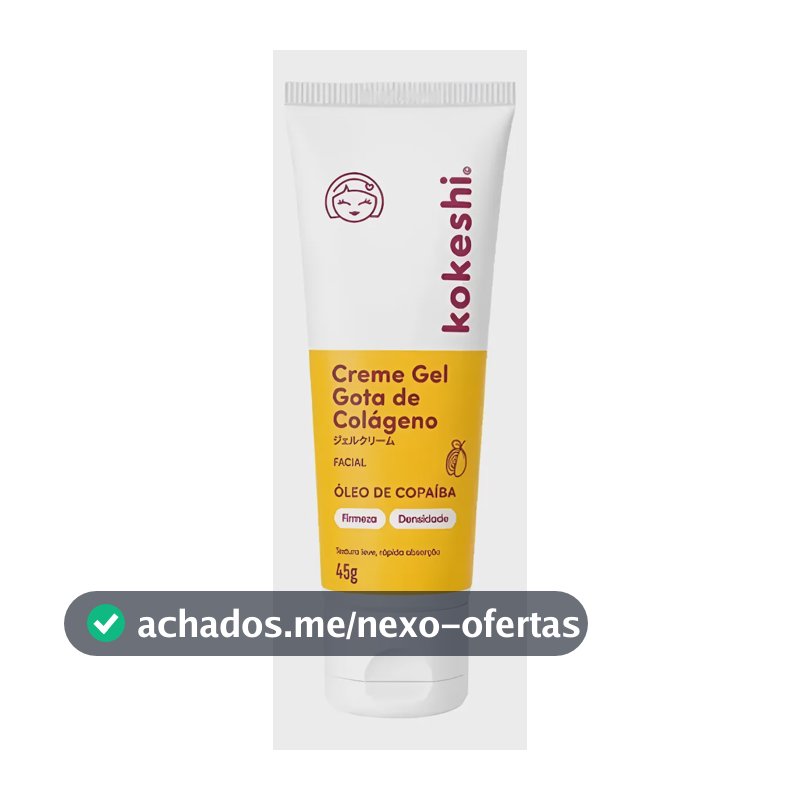 Kokeshi Gota De Colágeno Creme Gel Facial 45g Original Acneica Dia/noite