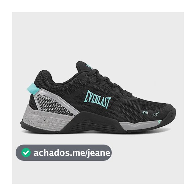 Tenis Crossfit Feminino Everlast Climber Pro 3 Preto E Verde Preto E Verde Liso 36 Br