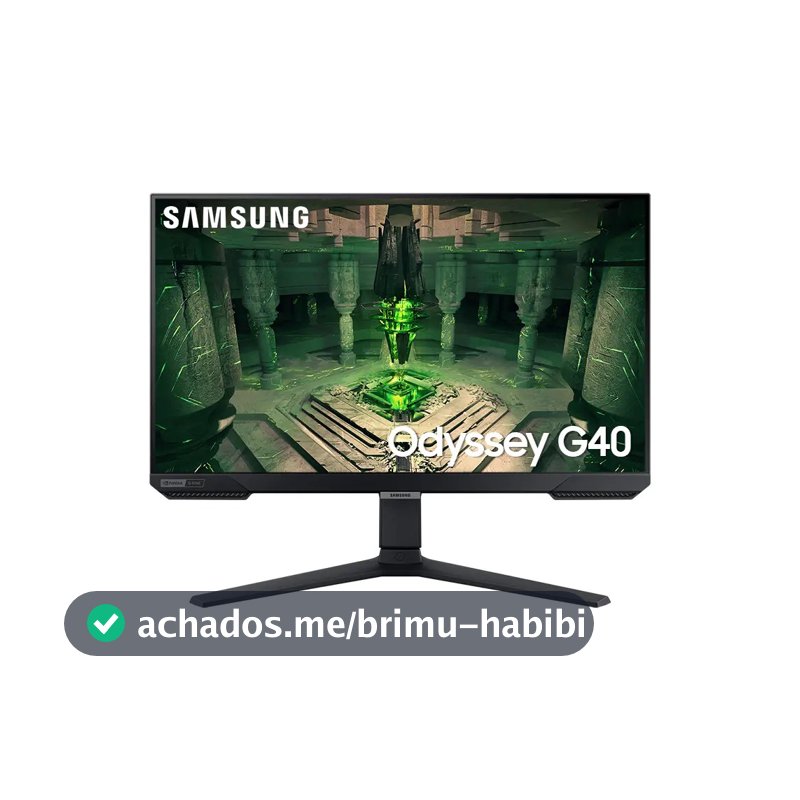 Monitor Gamer Samsung Odyssey G40 27 , 240 Hz, 1ms, Ajuste De Altura, Gsync, Freesync,hdmi, Dp, Fhd, Preto