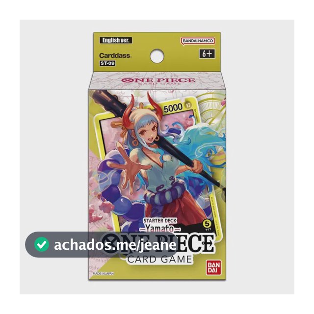 Starter Deck Yamato St 09 Cartas One Piece Card Game Bandai