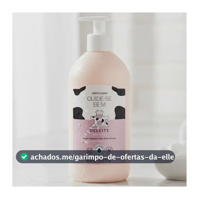 O Boticário Deleite Loção Hidratante Desodorante Corporal Gourmand