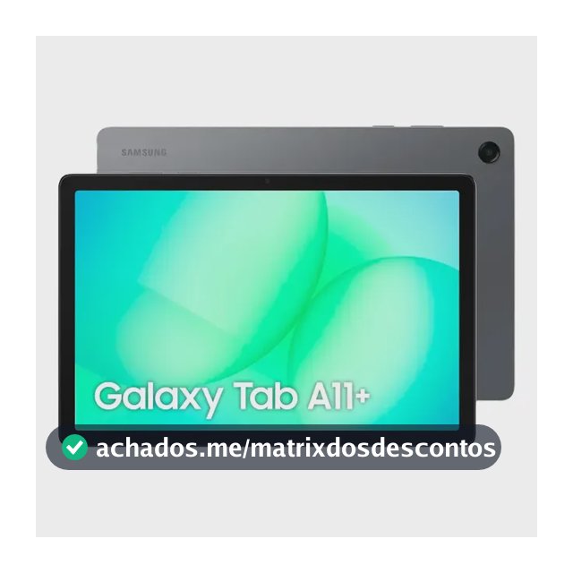 Tablet Samsung Galaxy Tab A11+, 128gb, 6gb Ram, Tela De 11 , Câmera Traseira 8mp, Wifi, Android 16