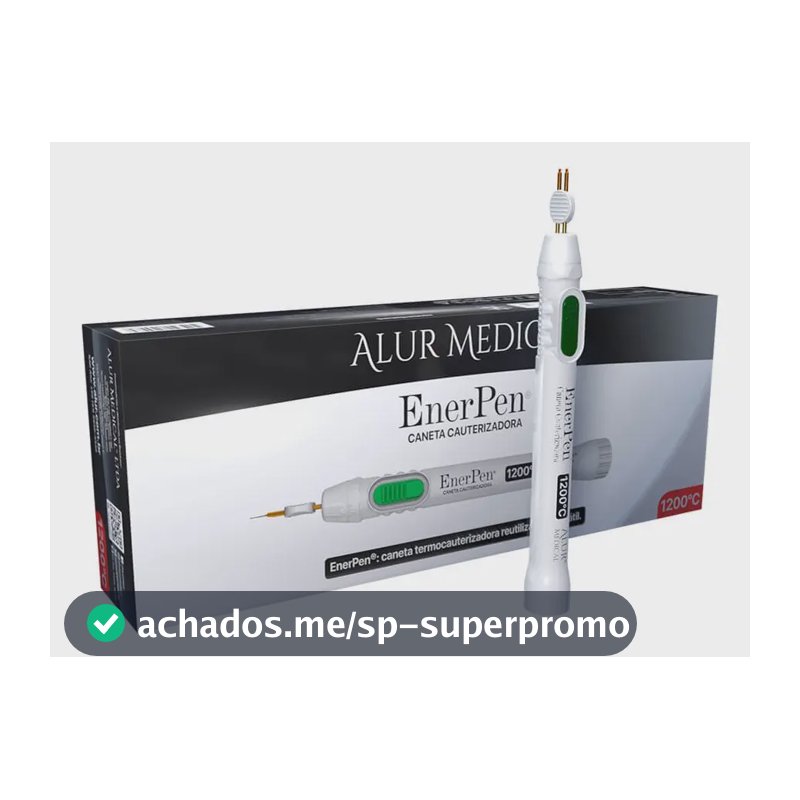 Caneta Cauterizadora Enerpen Cirúrgica 1200°c Alur Cor Branco