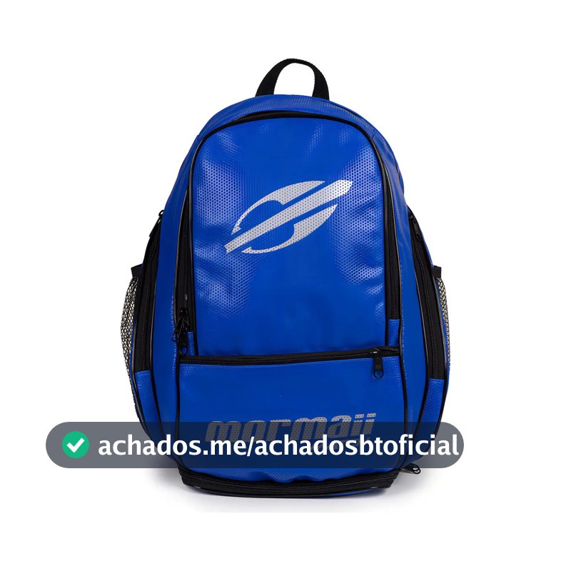 Raqueteira Match Mormaii Beach Tennis Mochila 35 Litros Cor Azul