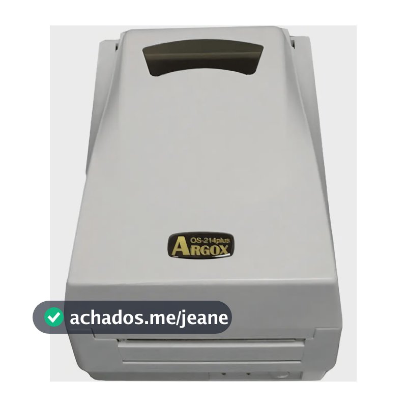 Impressora Argox Os-214 Plus Etiquetas Cor Cinza
