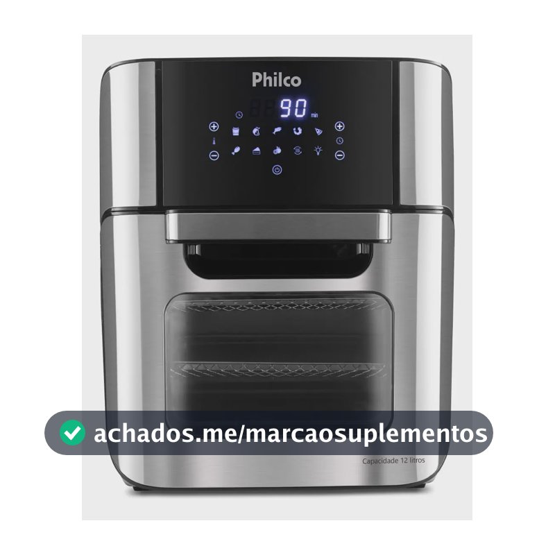 Air Fryer Oven Philco 12L 4 em 1 1800W PFR2200P