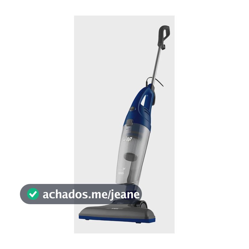 Aspirador Pó Vertical Wap High Speed Max Cinza/azul 1350w Azul E Cinza 127v