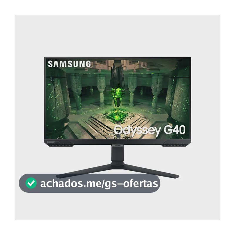 Monitor Gamer Samsung Odyssey G40 27 , 240 Hz, 1ms, Ajuste De Altura, Gsync, Freesync,hdmi, Dp, Fhd, Preto