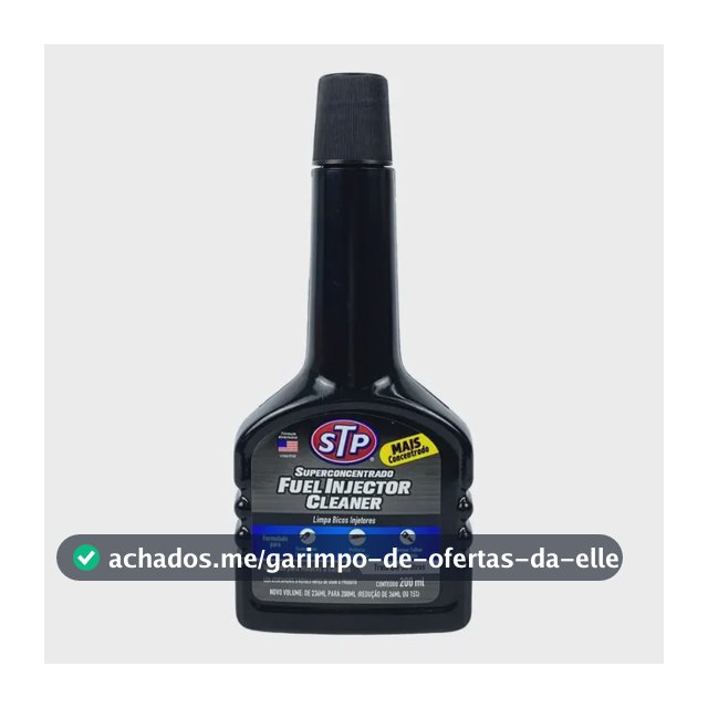 Aditivo Limpa Bico Injetores Superconcentrado Stp Preto