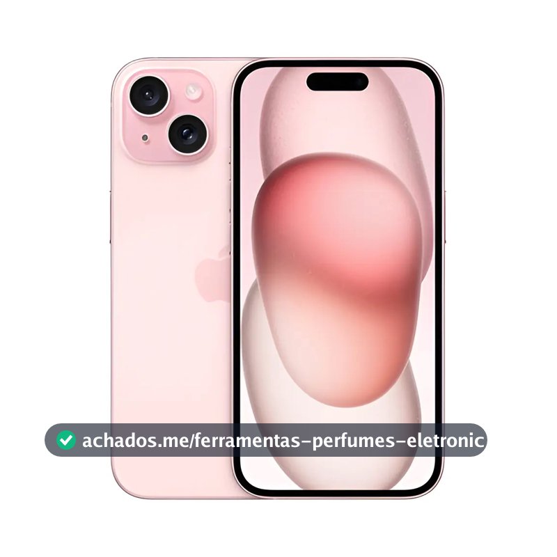 Apple iPhone 15 128 GB Cor rosa